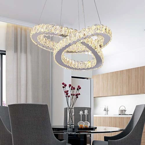 Modern Lamp Living Room Crystal Chandelier Light Pendant for Home Lighting Decoration